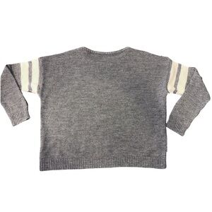 Brandy Melville Varsity Striped Sweater One Size Made in Italy Soft Like New